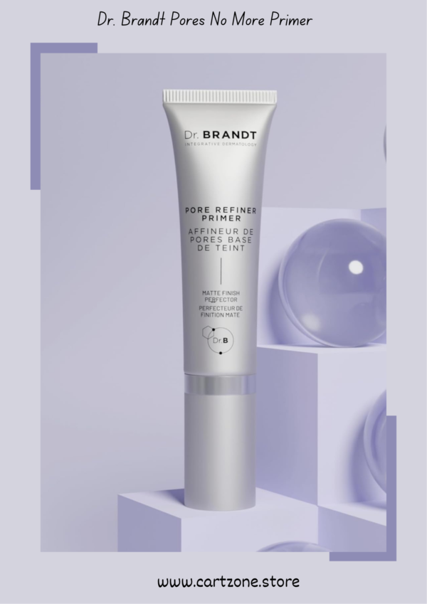 Dr. Brandt Pores No More Primer | Pore Refining & Oil Control Mattifying Makeup Base for Smooth Flawless Skin.