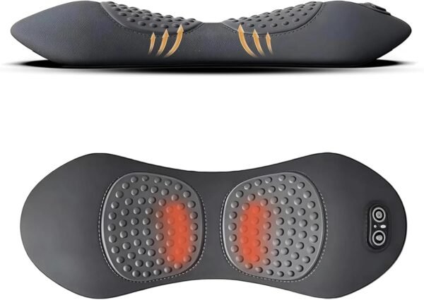 Back Restore Spinal Decompression, 2026 Upgraded 3-in-1 Wireless Rechargeable Vibrating Massage Heating Lumbar Pillo, for Unisex