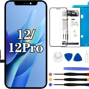 Dinow for iPhone 12 12 Pro Screen Replacement Kit, 6.1 inch LCD Screen