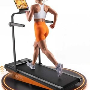 Superun Raceable Treadmill for High-tech Wearable, 300 lbs Folding Walking Pad with APP Control, Tapirulan for Home with Multi-Runn